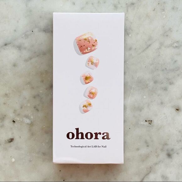 Ohora P Feminine Nomad Pink Gold Nacre Crystal Semicured Gel Pedicure Set NWT - Picture 8 of 10